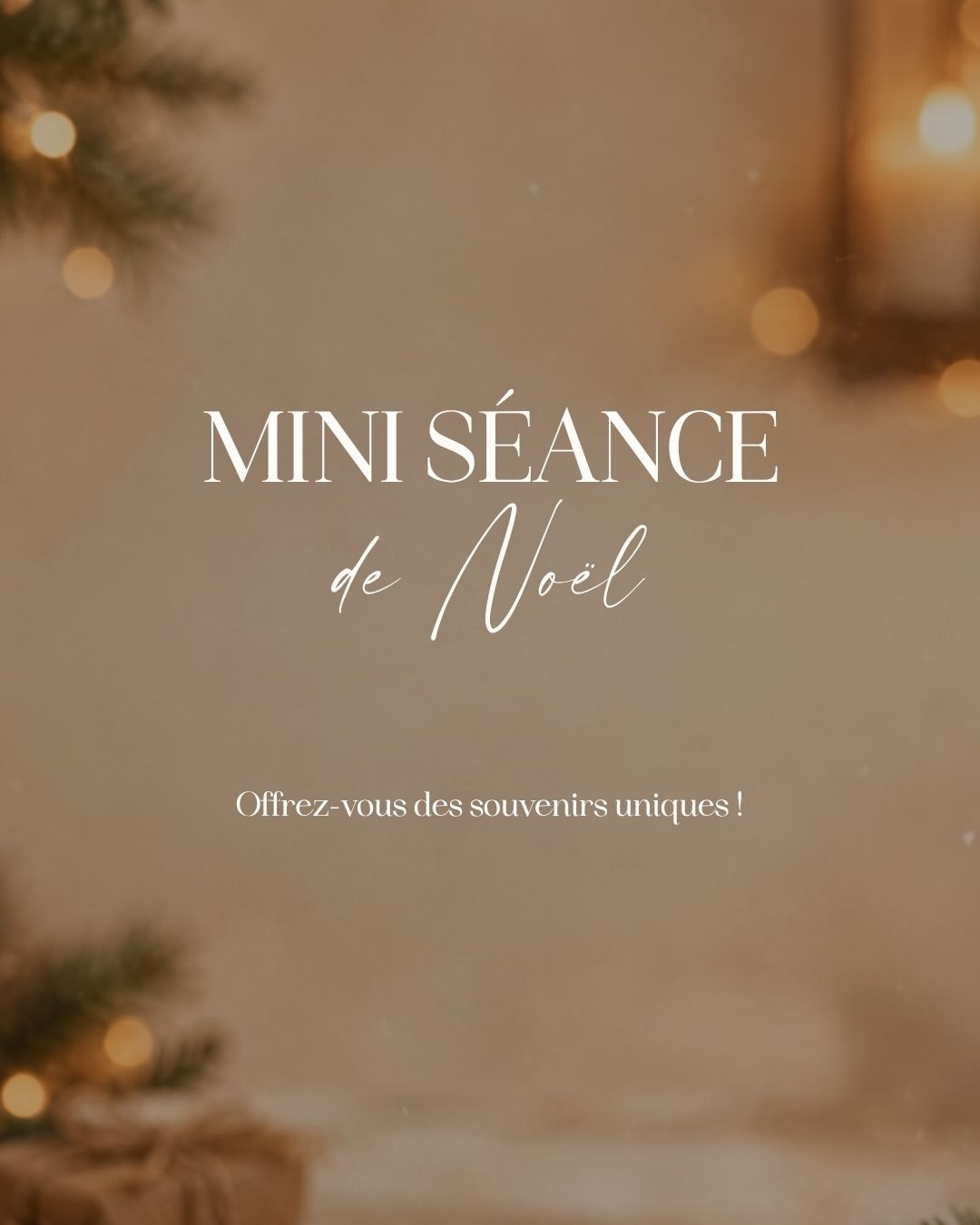 Et si cette année, les minis séances de Noël s’invitaient chez vous ? ✨

Je vous ai imaginé 4 thèmes différents pour créer de jolis souvenirs de Noël directement chez vous.

Faites défiler les slides pour découvrir les inspirations et dites-moi en commentaire le thème qui vous tente le plus 🎄
